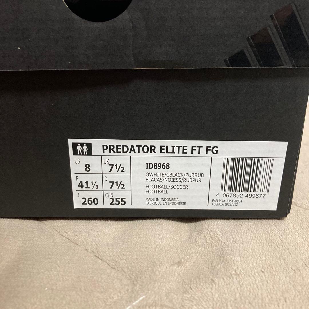 プレデター エリートFT FG Predator Elite FG 26センチ
