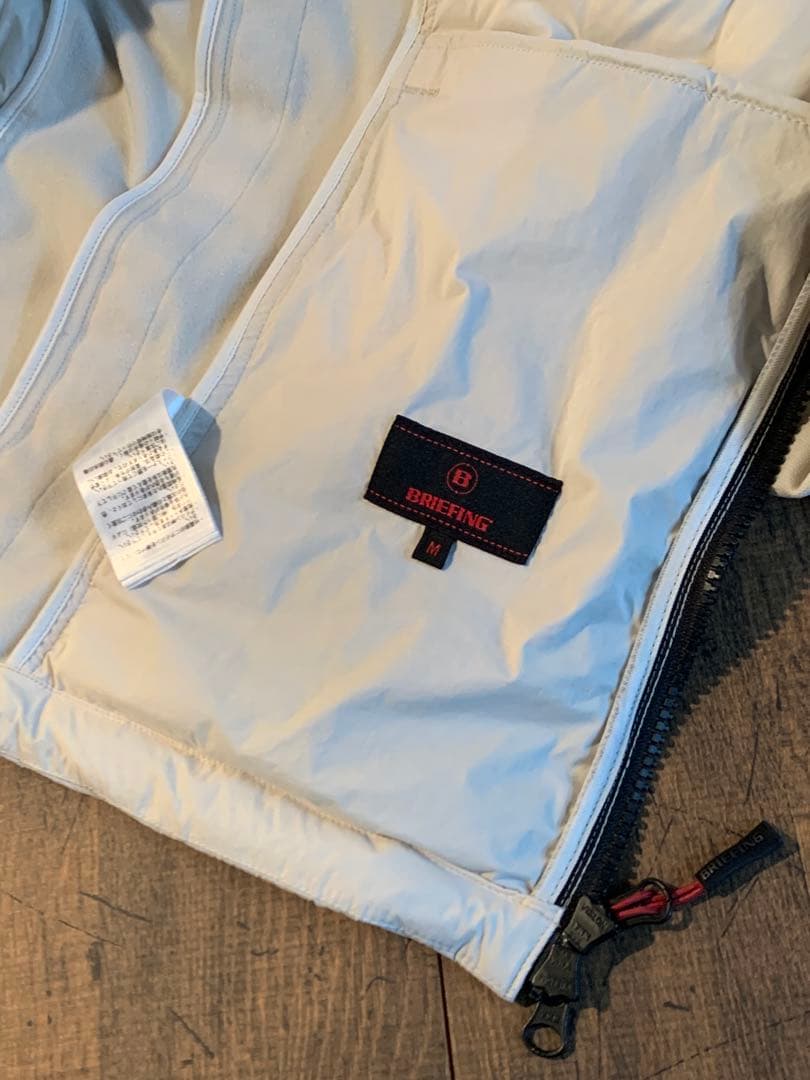 メンズウェア BRIEFING HYBRID DOWN PARKA BEIGE M