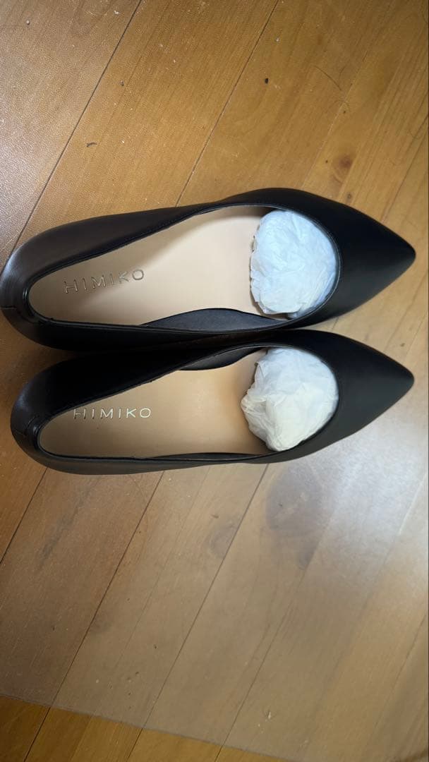 新品　卑弥呼　himiko　24.5cm 本革　ローヒールパンプス621150
