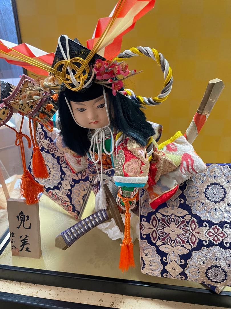 五月人形★兜差し★日本人形★端午の節句★ヴィンテージドール★送料込み