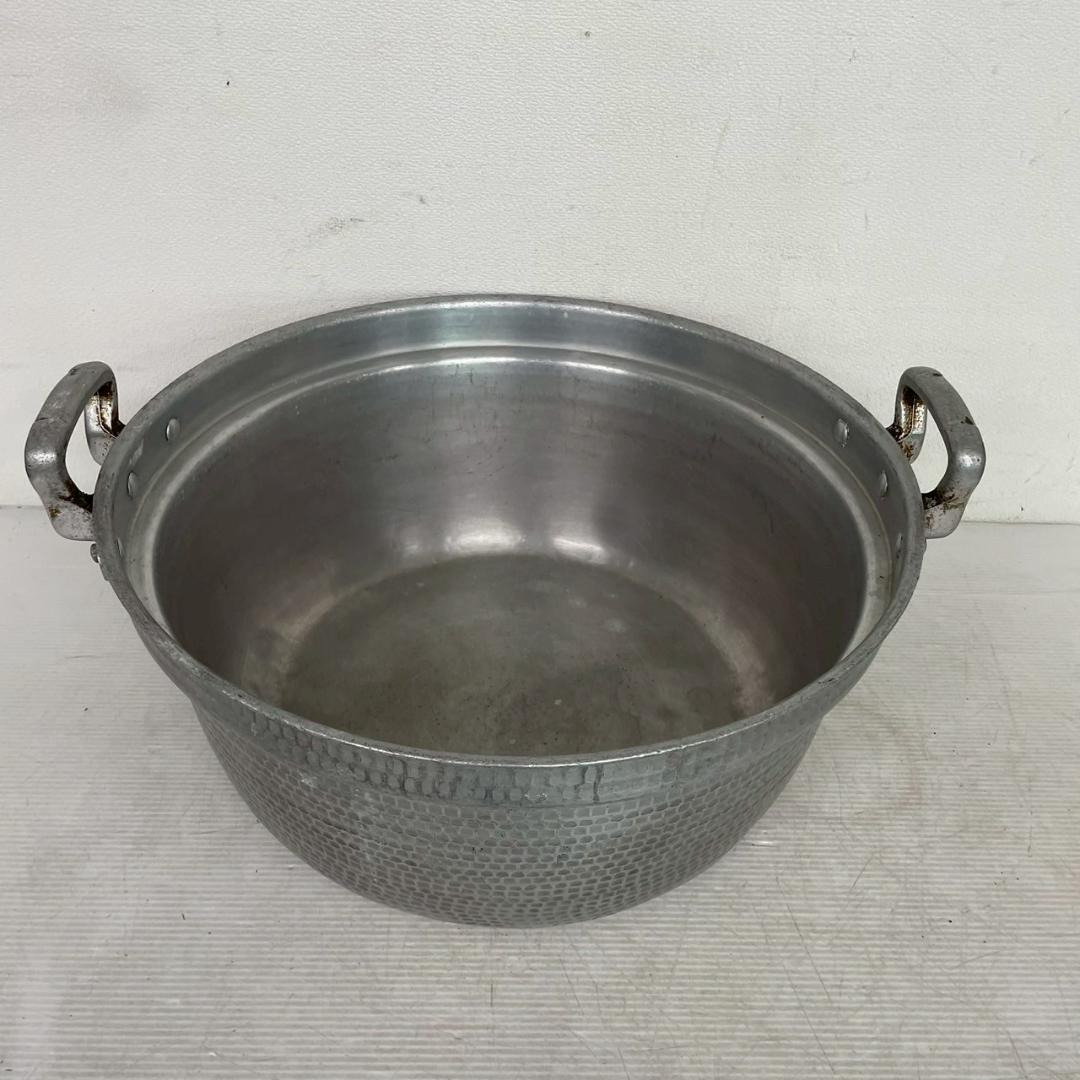 アルミ製 両手鍋 48cm 円付鍋 アルミ両手鍋 厨房 厨房機器 ④ A0160