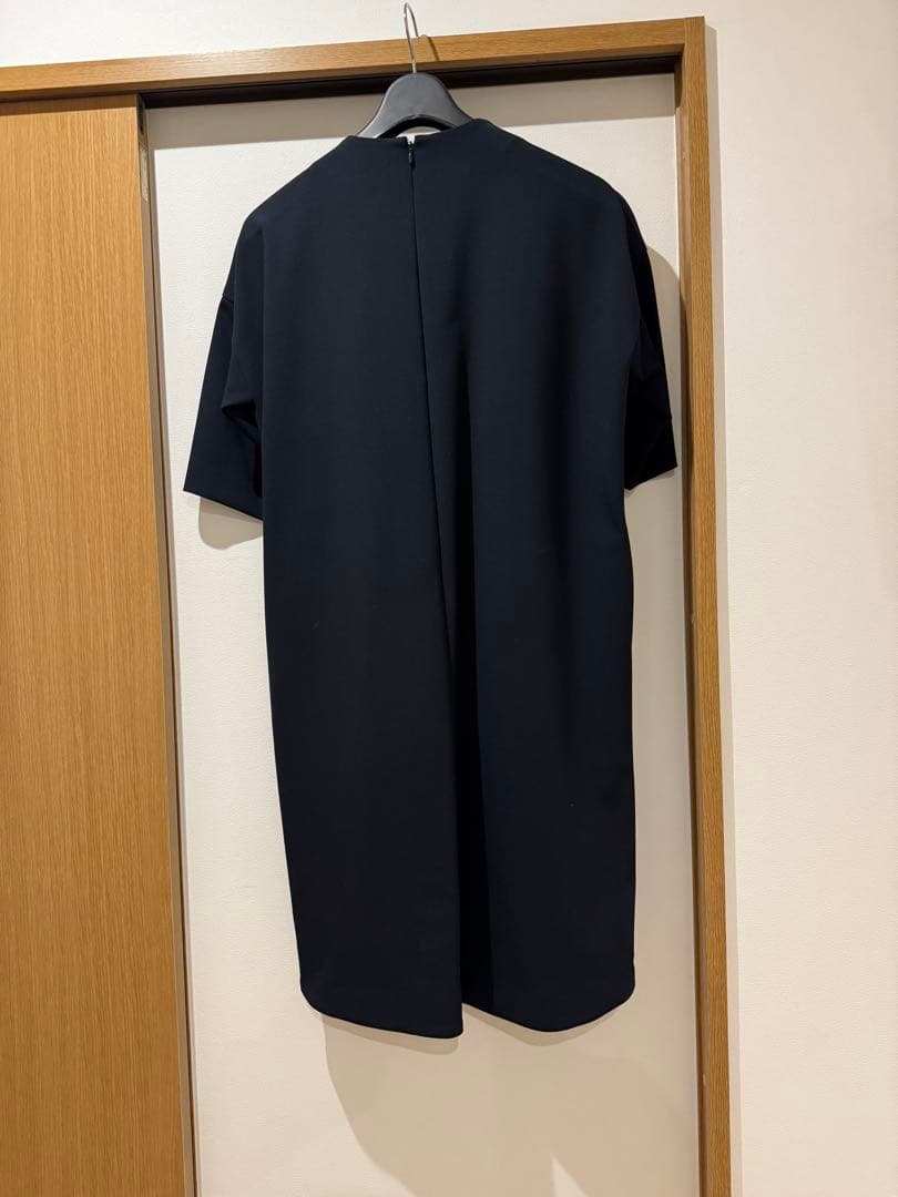 YOKO CHANネイビー パールワンピース 40 パール倒れないタイプ