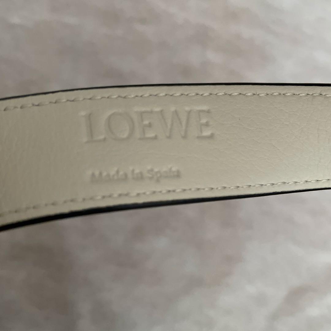 新品未使用 LOEWE ロエベ カゴバッグ スモール ホワイト
