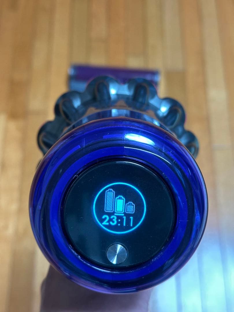 ダイソン 掃除機 Dyson SV15分解清掃済 先細LED・スタンド付 完動品