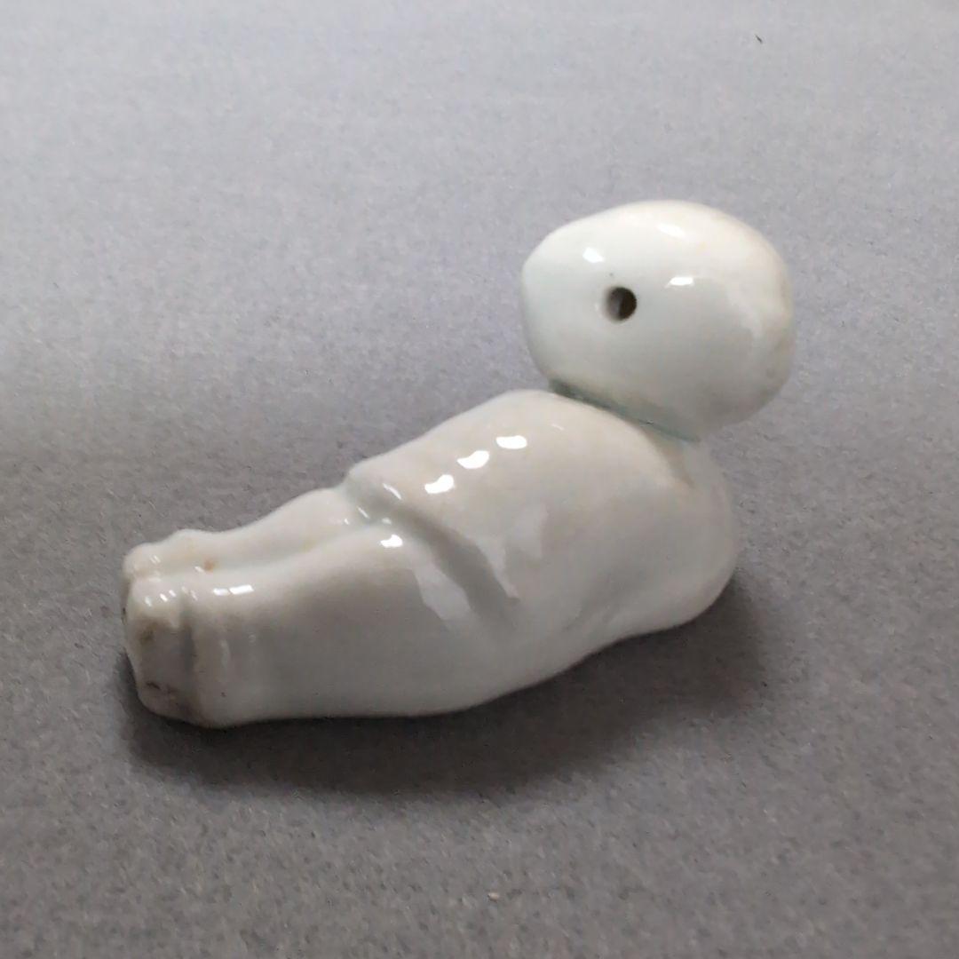 平戸唐子笛　平戸白磁唐子形笛 平戸唐子形笛　平戸焼