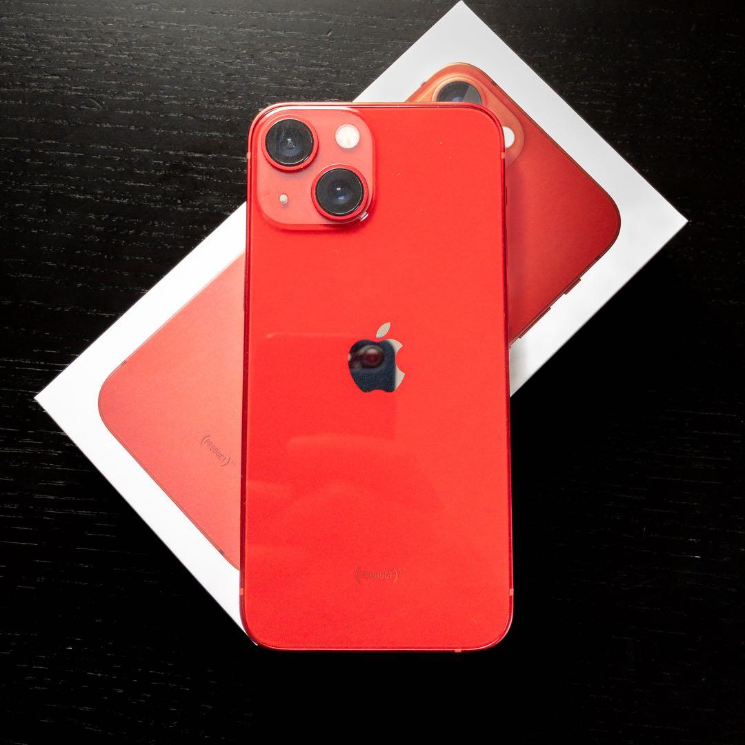 【美品・バッテリー83%】iPhone 13 mini レッド 256GB