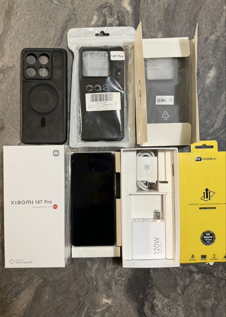 【贅沢セット】Xiaomi14T Pro　本体　ブラック 国内版SIMフリー