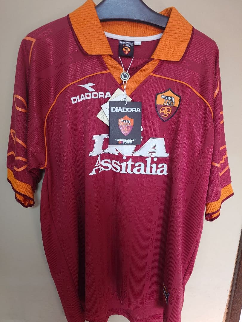 DIADORA社正規品☆新品☆タグ付☆中田英寿☆ユニフォーム☆セリエＡ☆ローマ☆