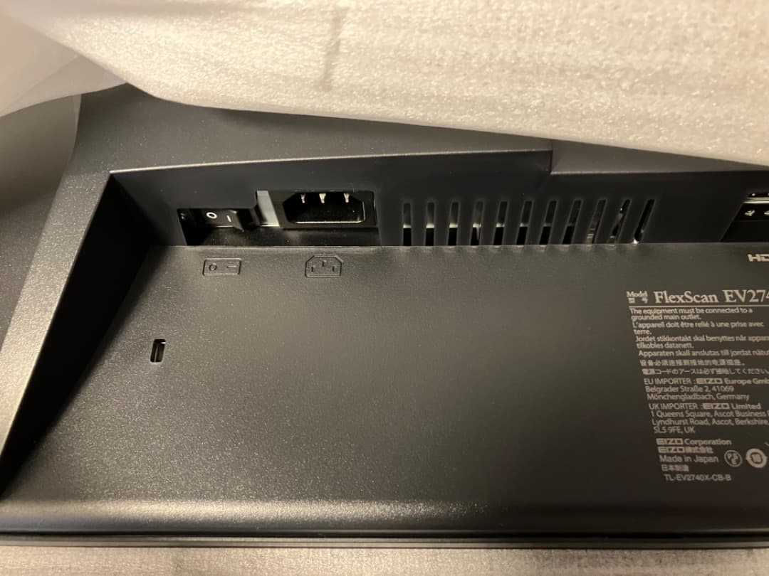 EIZO FlexScan EV2740X-BK 4Kモニター