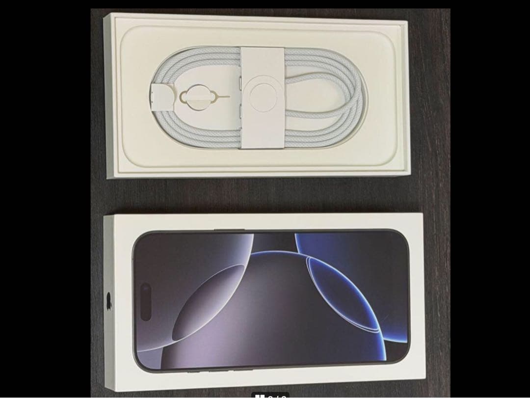 極美品　iPhone16ProMax 256GB 　　　24/12/25 購入