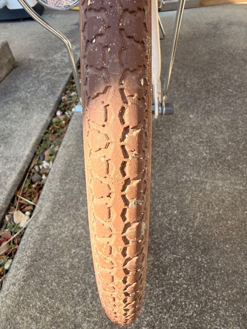 ☆豊橋市引取り☆あさひサイクル フェリークJr. 20インチ 自転車　クリーム色