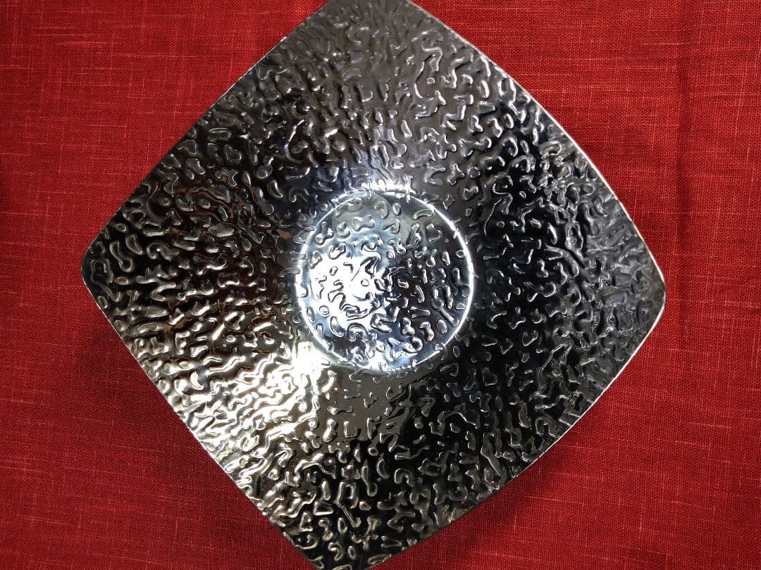 ⬛豪華な⬛高級【 ステンレス皿 食器 ・２人鍋用】&【ステンレス卓上丸型コンロ】