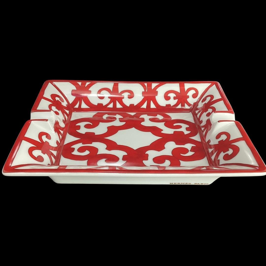 【美品】エルメス ガダルキヴィール アッシュトレイ 灰皿 小物入れ 陶器