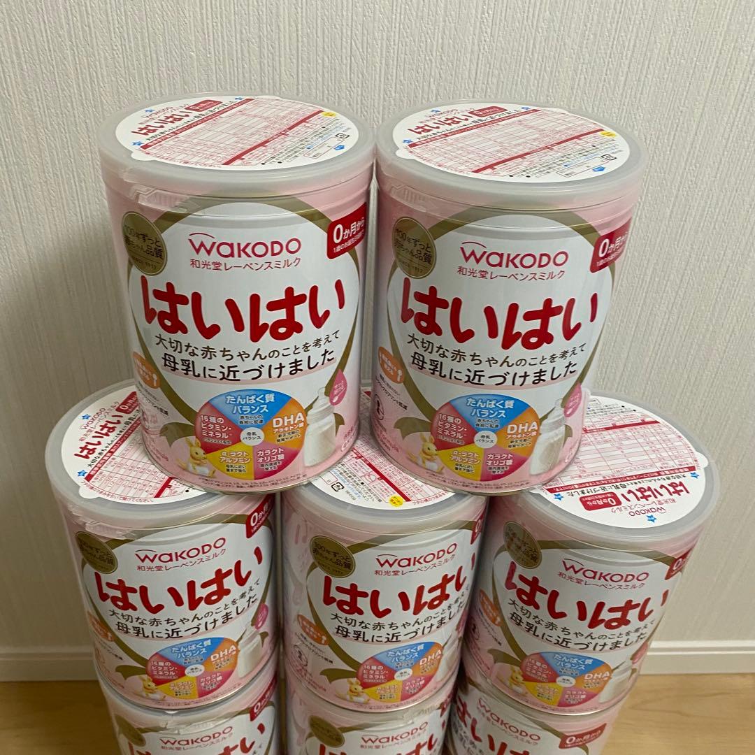 【にわとり様】WAKODO はいはい 粉ミルク11缶セット