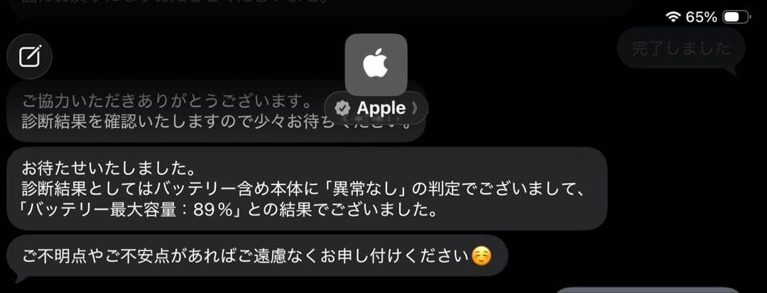 美品 iPad Mini 6 Wi-Fi 64GB スターライト 89%