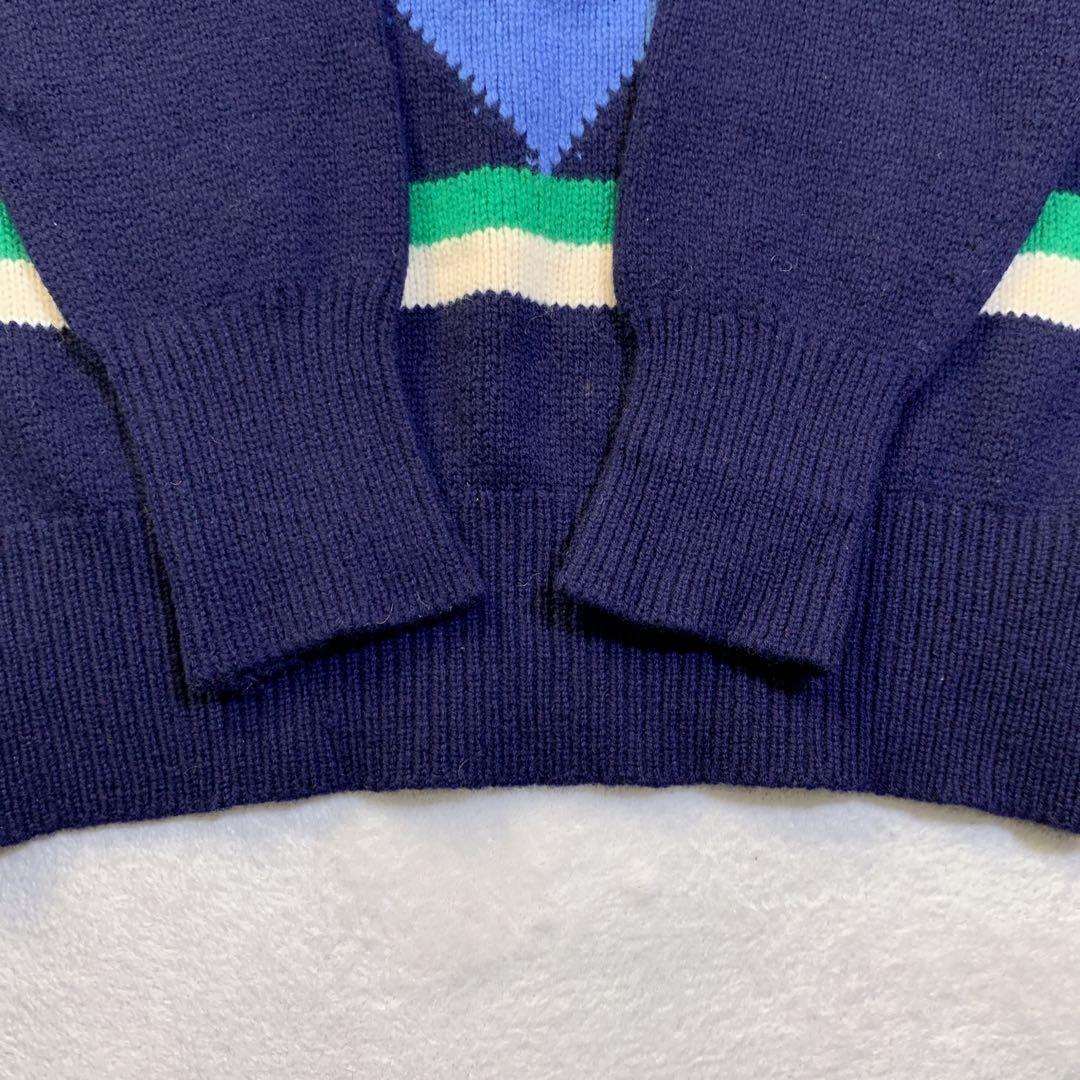 希少 スコットランド製 Pringle プリングル アーガイル ニットセーター
