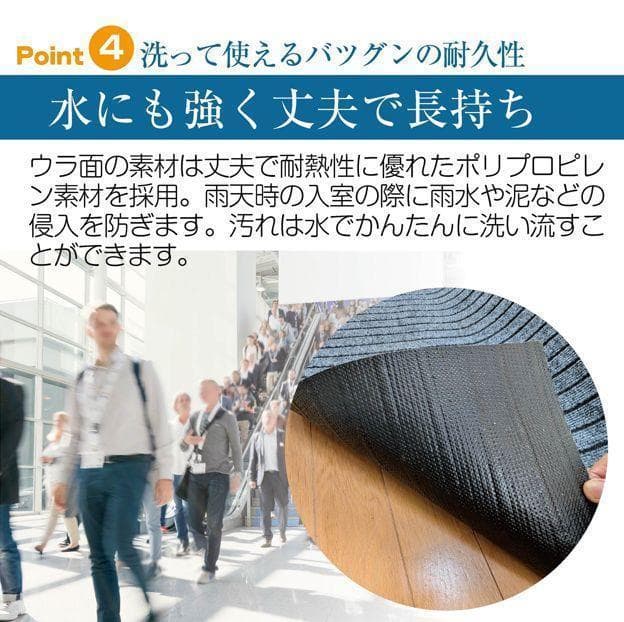 R2404玄関マット フロアマット 屋内外兼用 裁断自由 90cm×7m