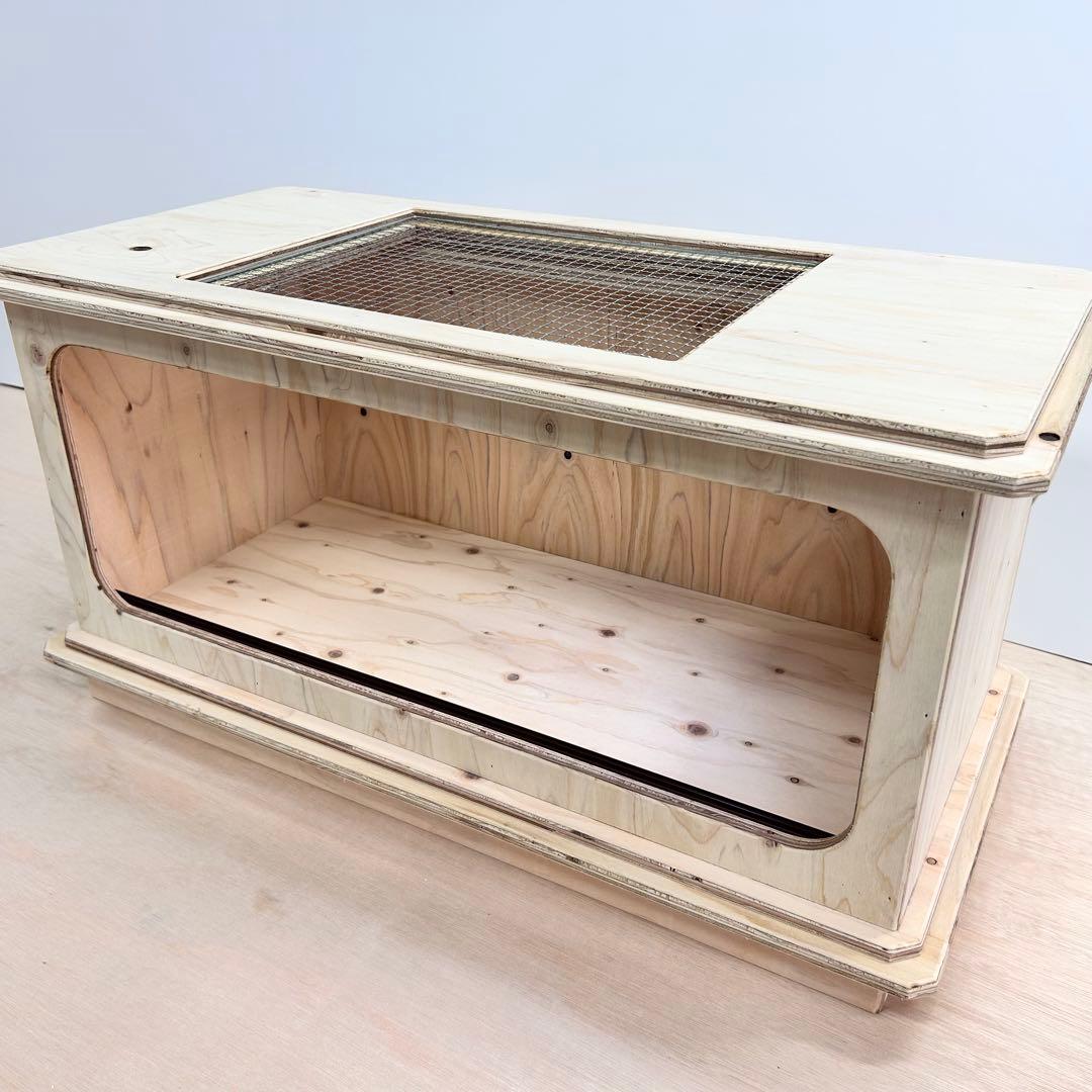 木製 爬虫類ケージ|ゲージ　小動物　飼育ゲージ　無塗装　爬虫類ケース