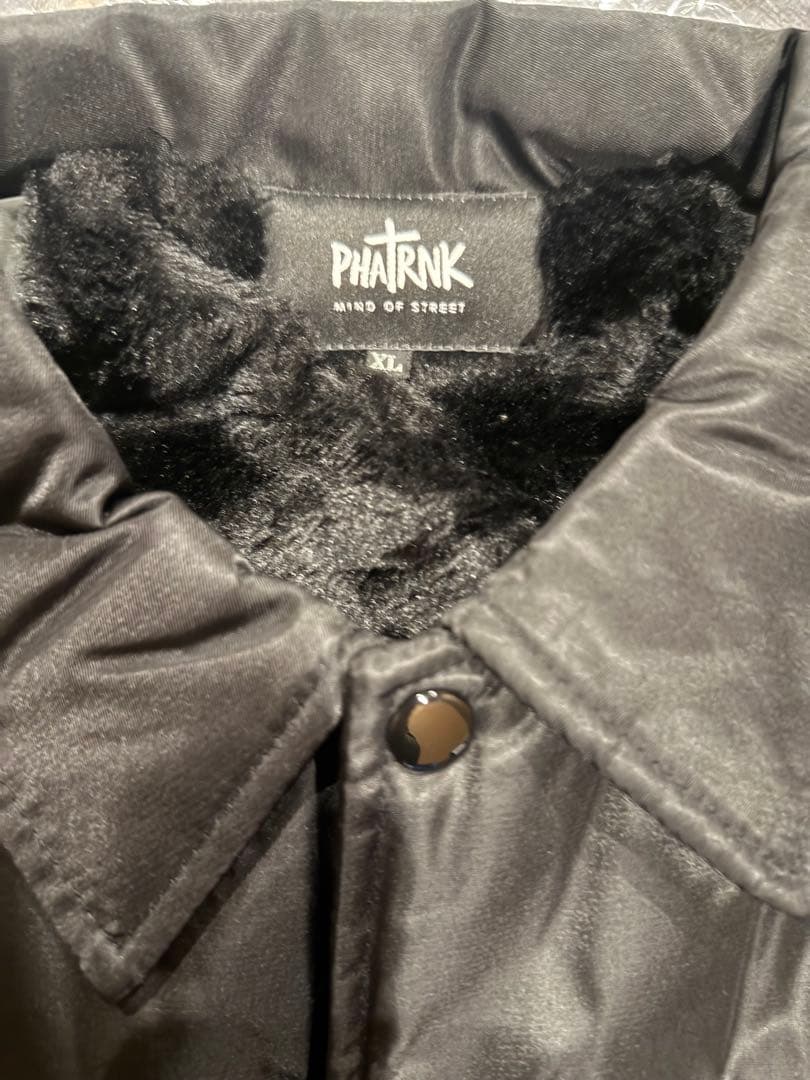 PHATRNK ブラック ナイロン ジャケット XL ファットランク