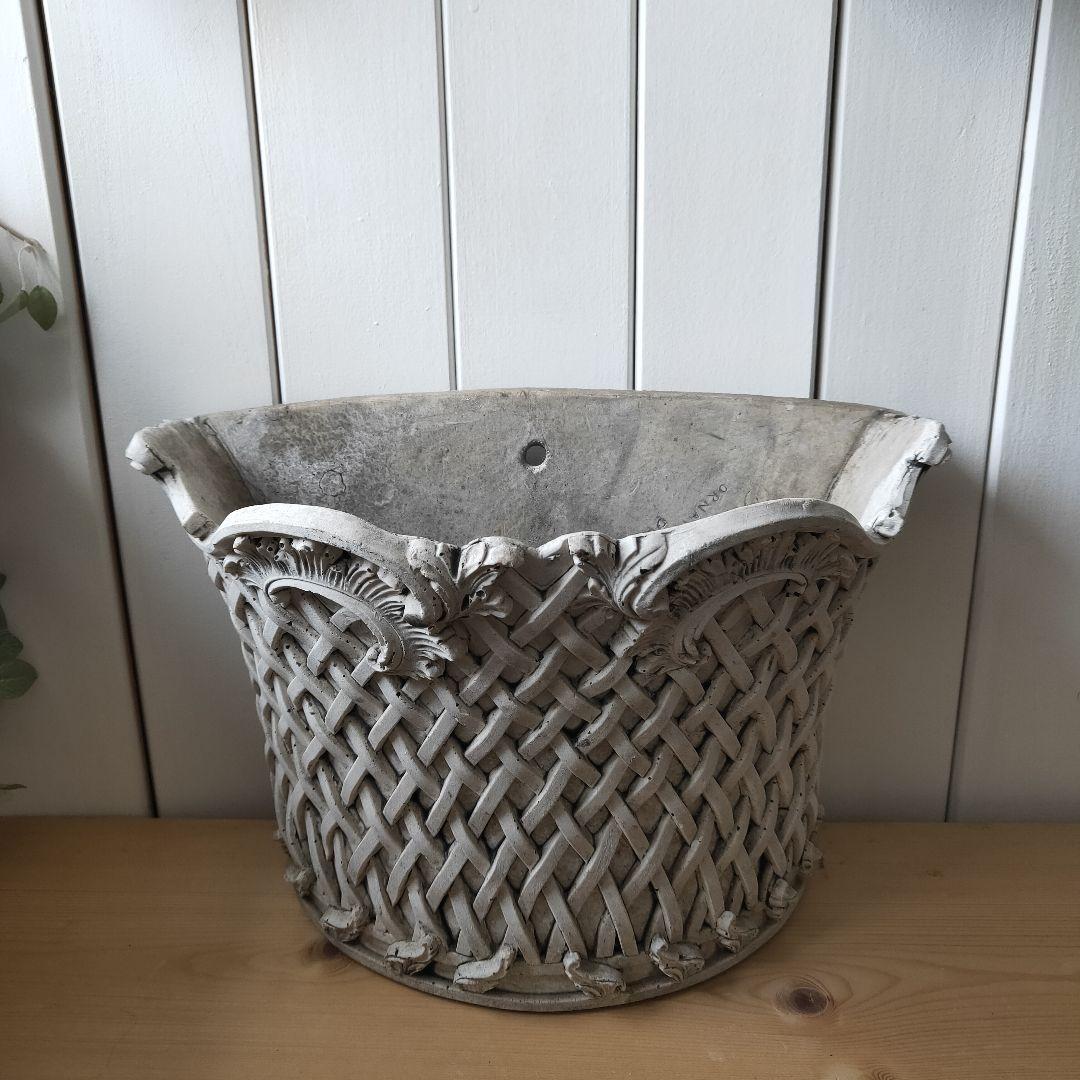 イギリスヴィンテージ鉢 オブジェ 植木鉢 イギリスアンティーク フランス