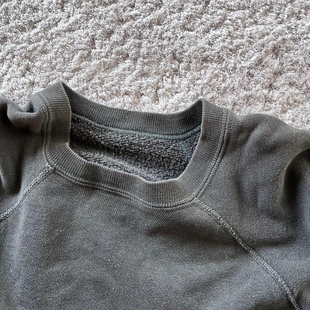 60s vintage sweat ブラック　グッドプリント　半袖スウェット