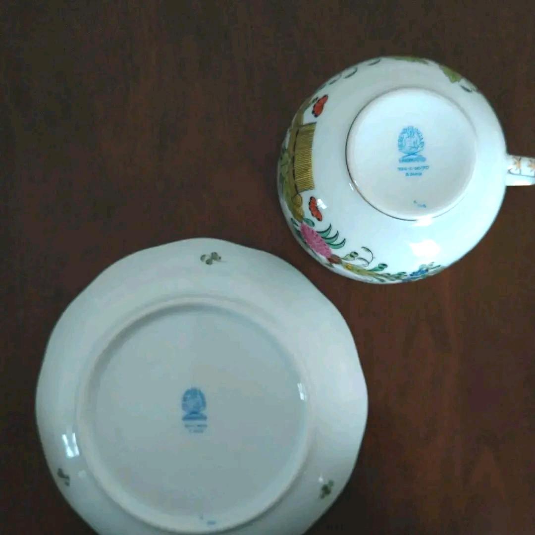 ヘレンド　インドの華多彩色　ティーセット