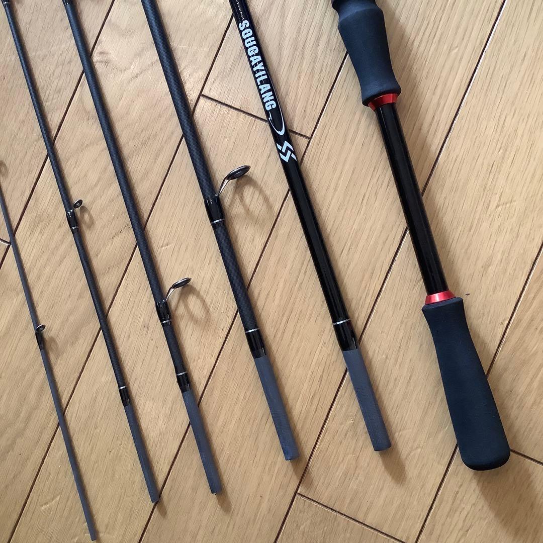 2.1mスピニングロッドとベイトロッド&スピニング3000番とベイトリール