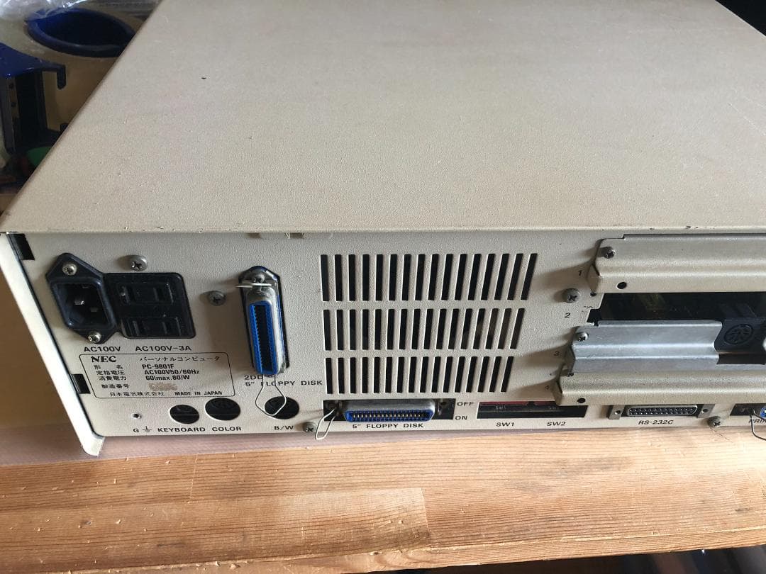 超希少　NEC PC9801F 本体　5インチFDもイロイロ