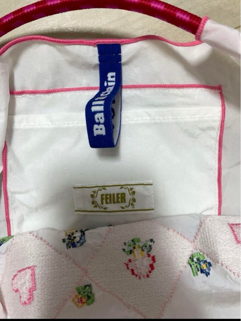 モフ子さん専用【正規品フェイラー】ボールアンドチェーン ホワイトMサイズ