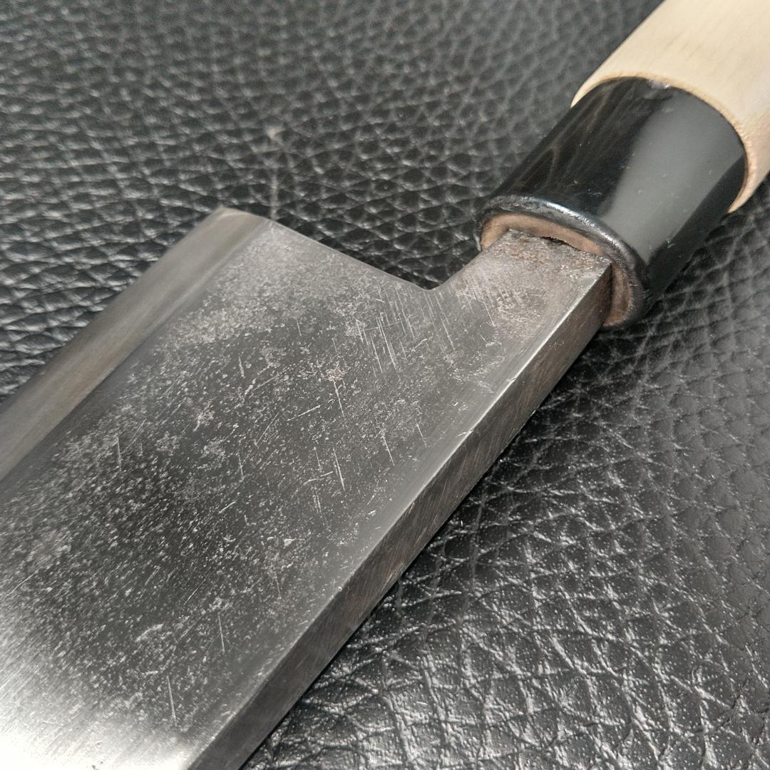 【希少】源昭忠 大出刃包丁 右利き用 刃渡り約240㎜ 研ぎ済
