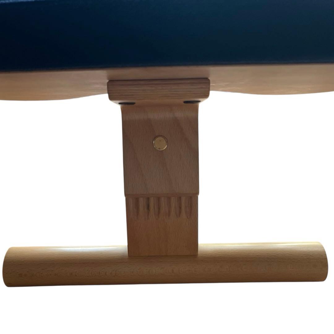 極美品 balans Easyバランスチェア イージー ネイビー カバー付き