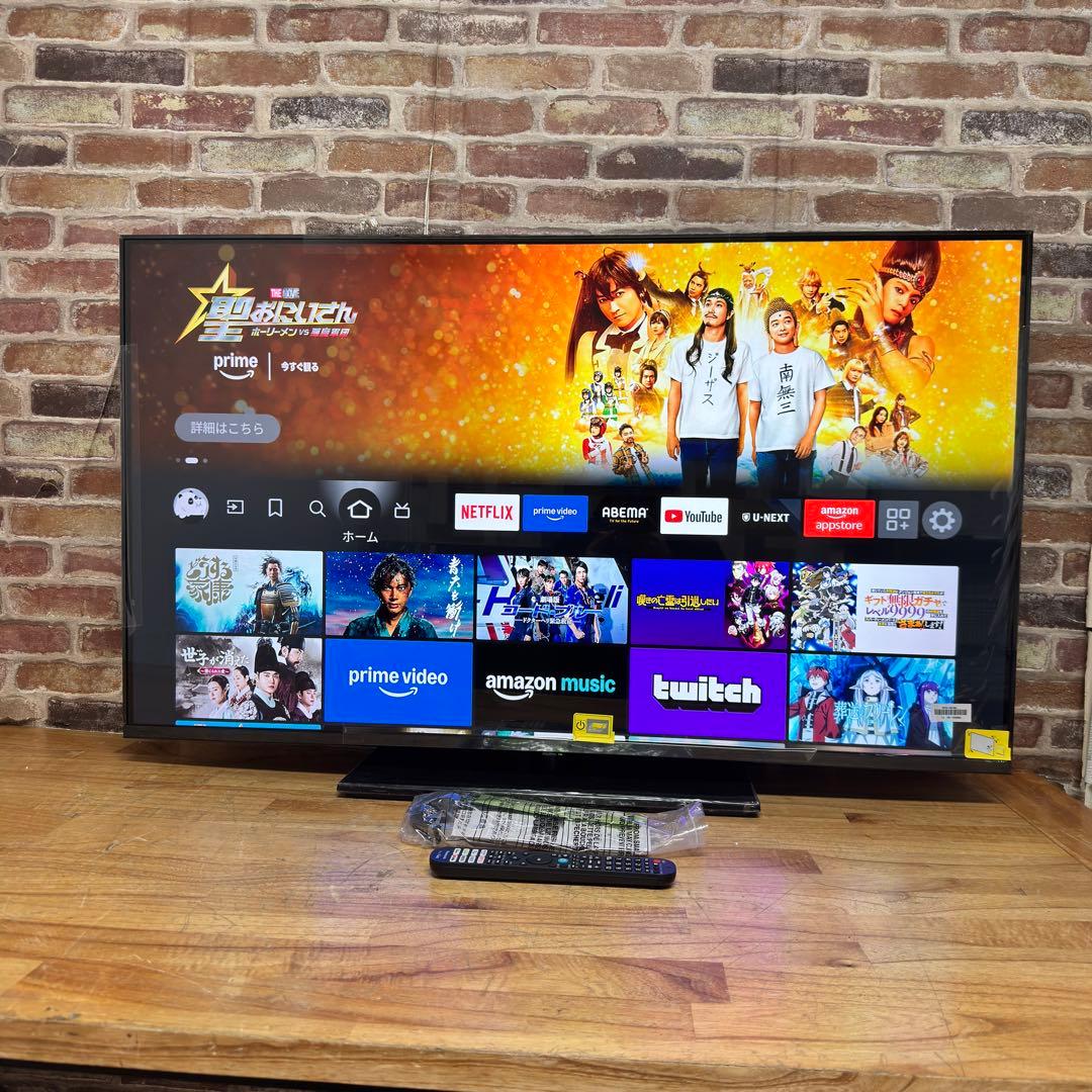 パナソニック 50V型 4K液晶テレビ VIERA TV-50W90A 25年製