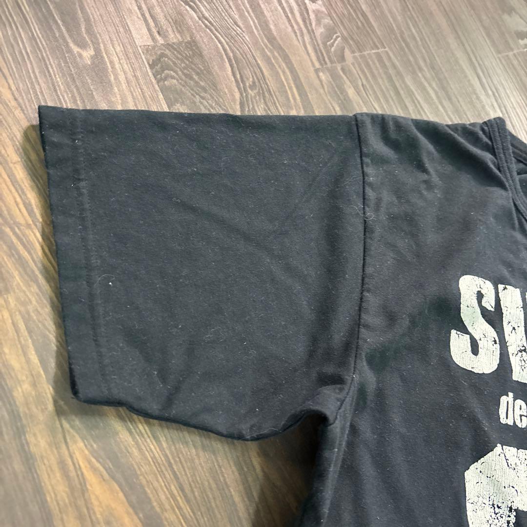8SM2 svolme サッカー　半袖Tシャツ　ブラック　L 古着used