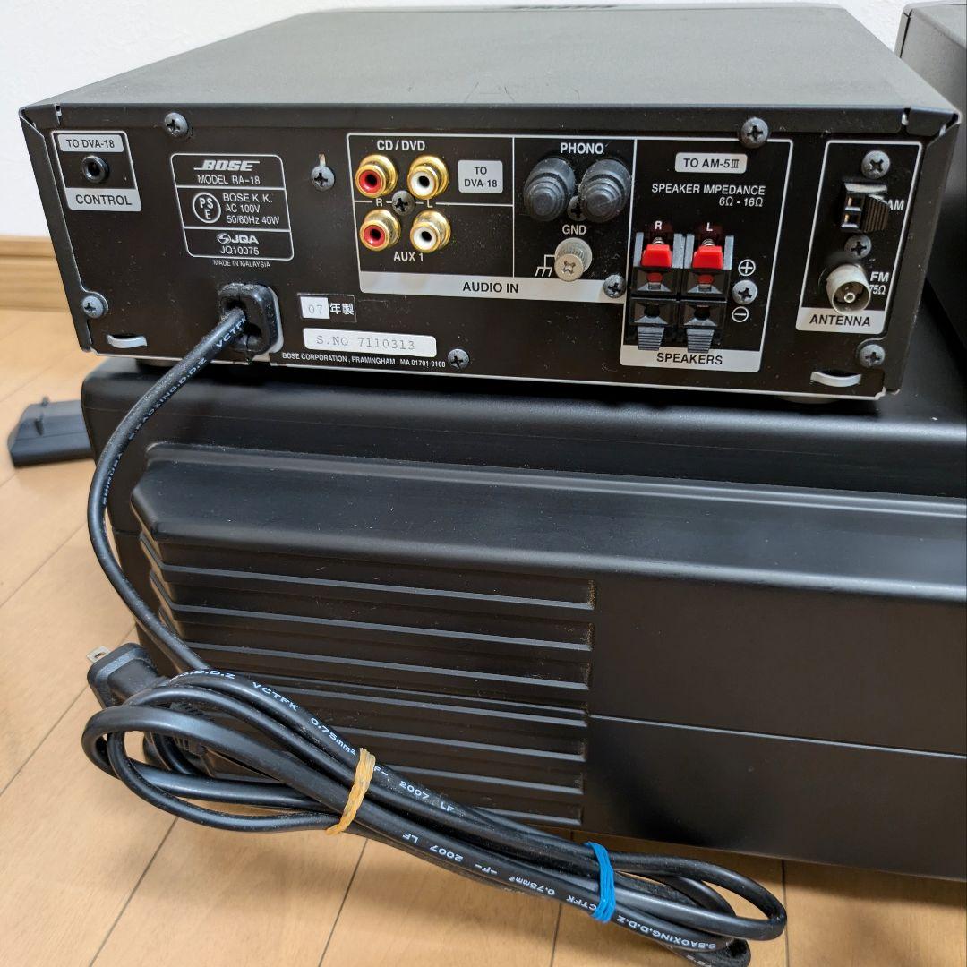 稼働品BOSEボーズ 501Z RA-18 DVA-18スピーカーシステムDVD