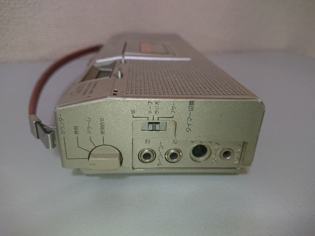 ジャンク品 日立 FM/AM ステレオカセットレコーダー TRK-4600M