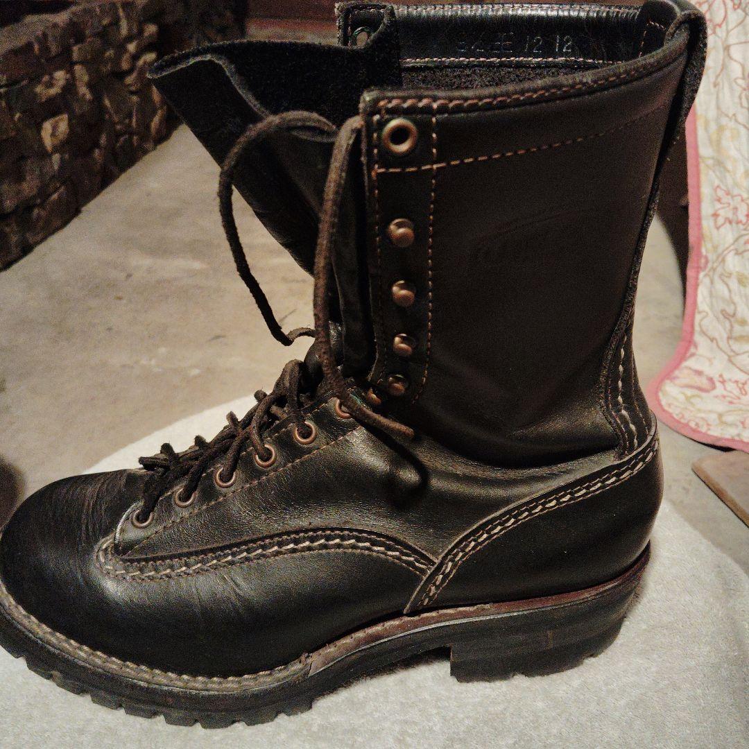WESCO　ウエスコ　ミリタリーレザーブーツ 黒
