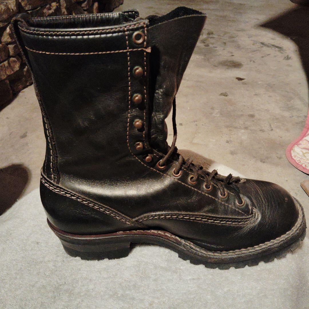 WESCO　ウエスコ　ミリタリーレザーブーツ 黒
