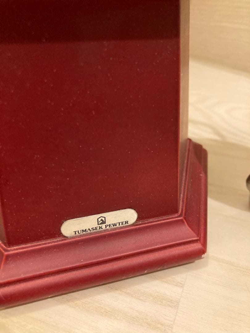 アンティーク　鷲の置物、象の花瓶　ピューター製