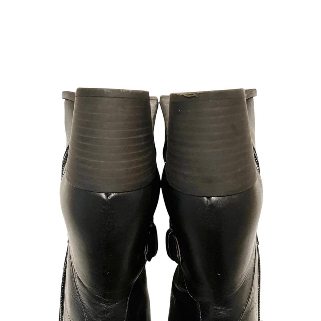 【極美品】◾️マーガレットハウエル◾️ショートブーツ◾️サイドジップ◾️レザー◾️ブラック