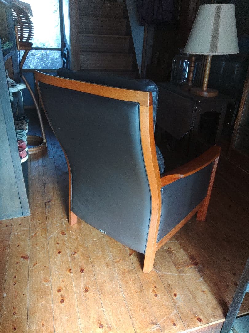 MARNI マルニ　オールドマルニ 1人掛けソファ 木製フレーム アンティーク