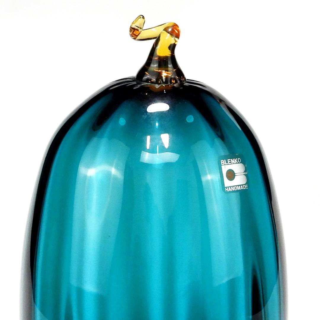 希少なヴィンテージ BLENKO ブレンコガラス 置物 手拭きガラスアメリカ雑貨