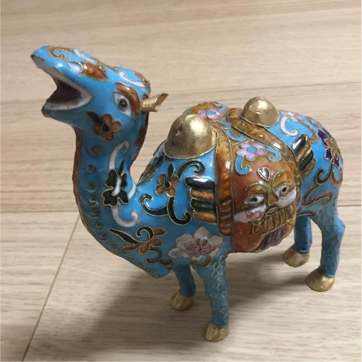 中国  七宝焼き  ラクダ