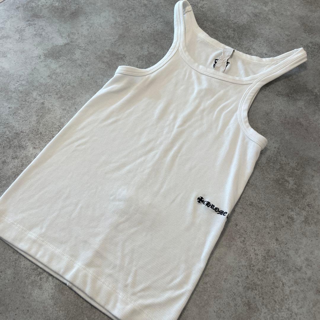 希少クロムハーツ Chrome Hearts Y NOT 刺繍キャミ XSサイズ