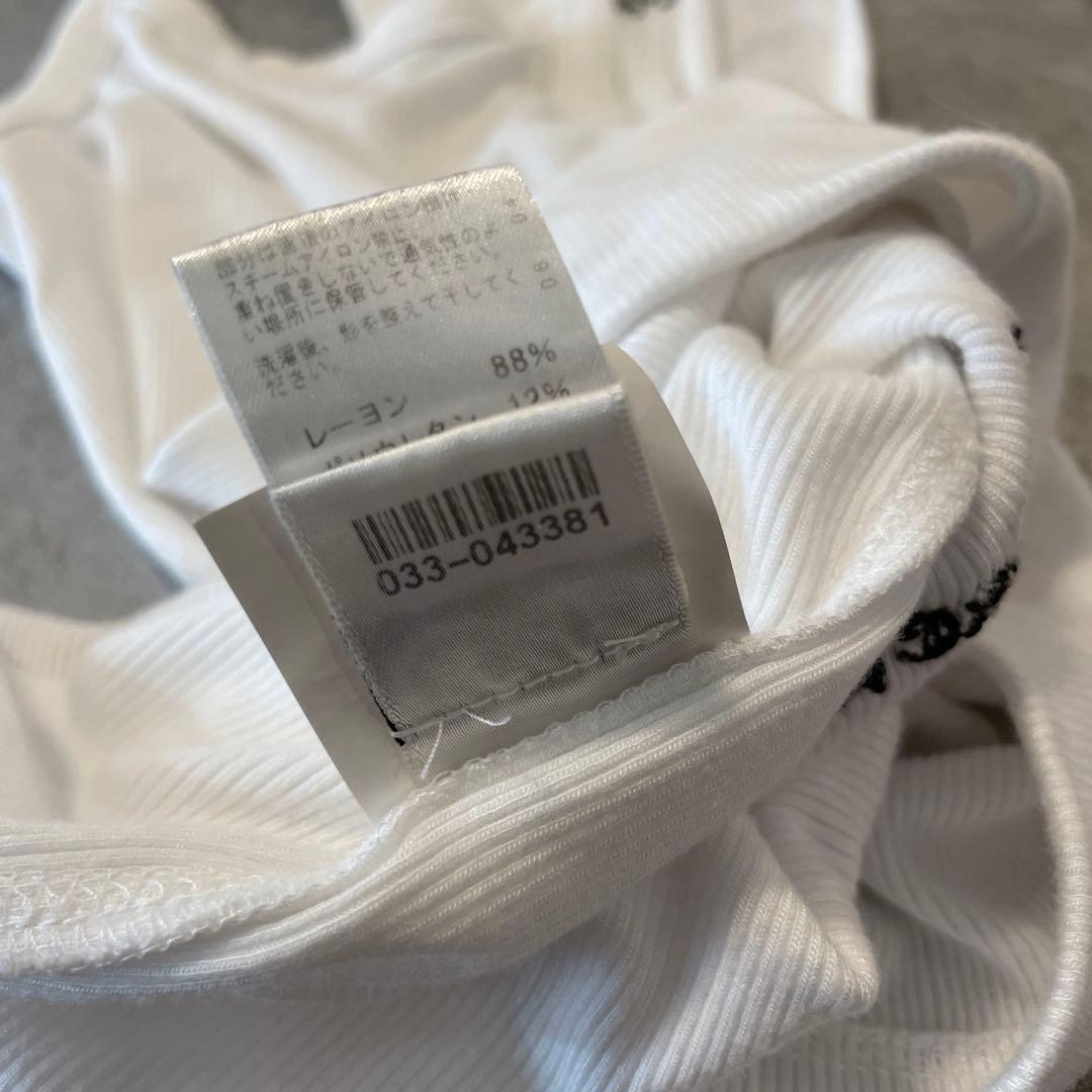 希少クロムハーツ Chrome Hearts Y NOT 刺繍キャミ XSサイズ