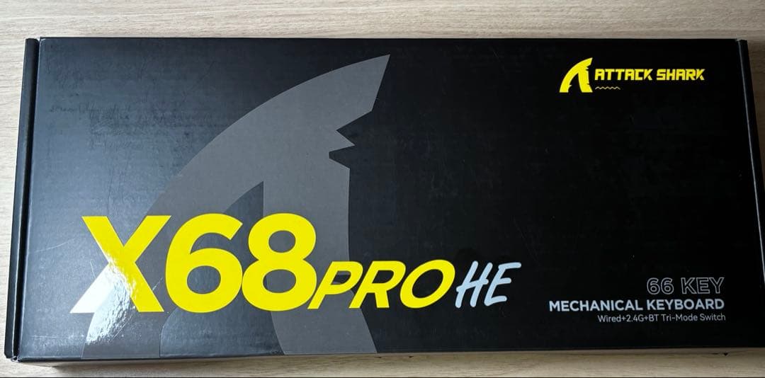 ATTACK SHARK X68PROHE ラピッドトリガー 磁気スイッチ 白