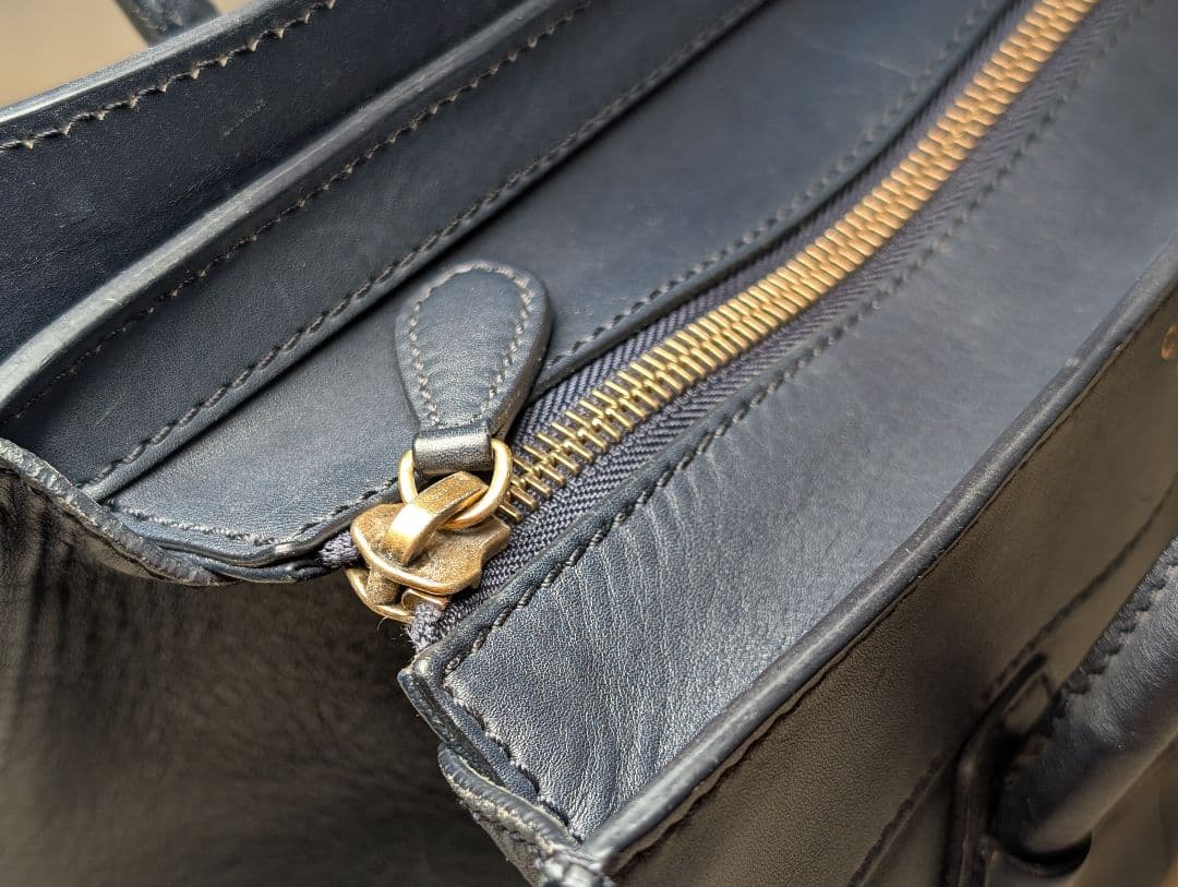 CÉLINE セリーヌ ラゲージ マイクロショッパー ハンドバッグ