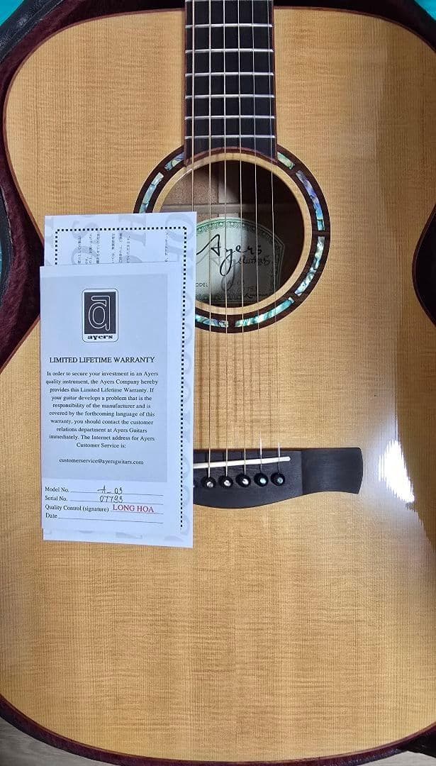 【jun-G 】Ayers　A-03　アコースティックギター　美品