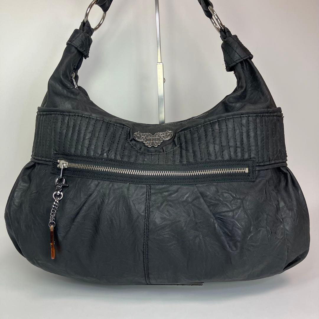 DIESEL ワンショルダー バッグ ブラック ハンドバッグ　肩掛け