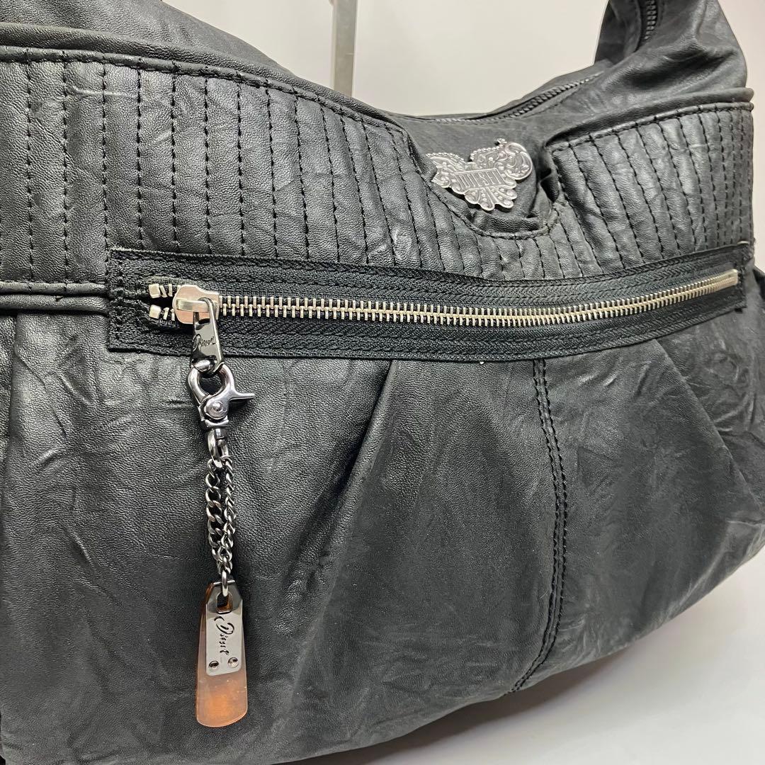 DIESEL ワンショルダー バッグ ブラック ハンドバッグ　肩掛け