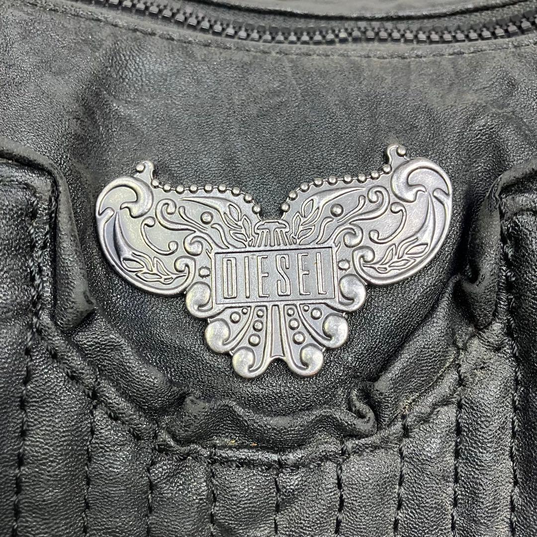 DIESEL ワンショルダー バッグ ブラック ハンドバッグ　肩掛け